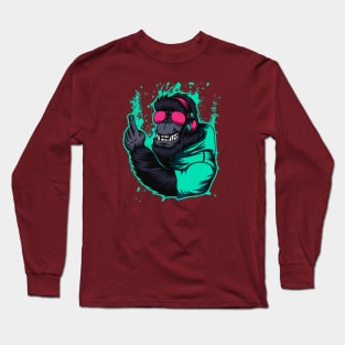 Gorilla Face Long Sleeve T-Shirt